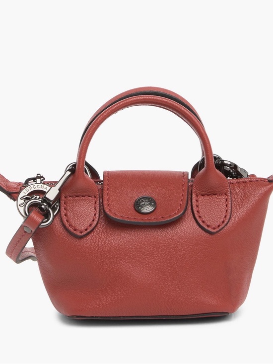 Longchamp Handbags - Longchamp Le Pliage Cuir
Nano Crossbody Bag , Sienna